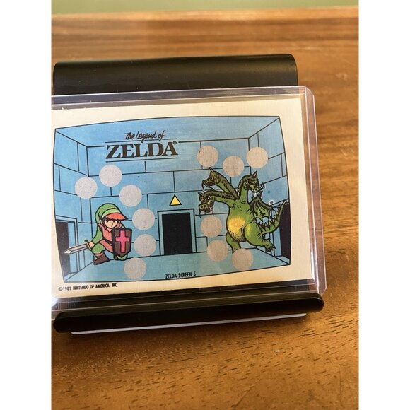 1989 Topps Nintendo Scratch-Off Card The Adventures Of Zelda UNSCRATCHED - Picture 3 of 5